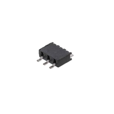 3 Position Receptacle Connector Surface Mount, Right Angle - 1