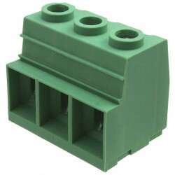3 Position Wire to Board Terminal Block Horizontal with Board 0.591