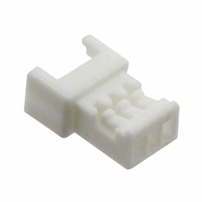 3 Rectangular Connectors - Housings Plug Natural 0.049