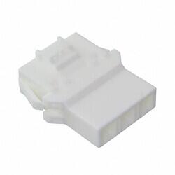 3 Rectangular Connectors - Housings Plug Natural 0.312