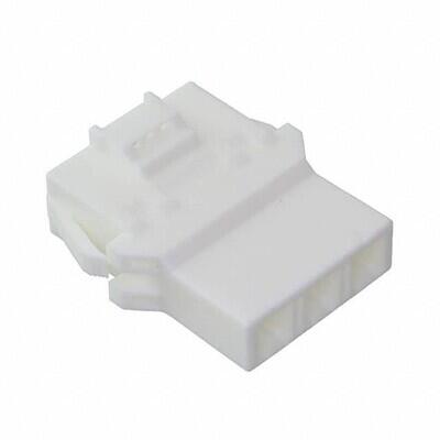 3 Rectangular Connectors - Housings Plug Natural 0.312