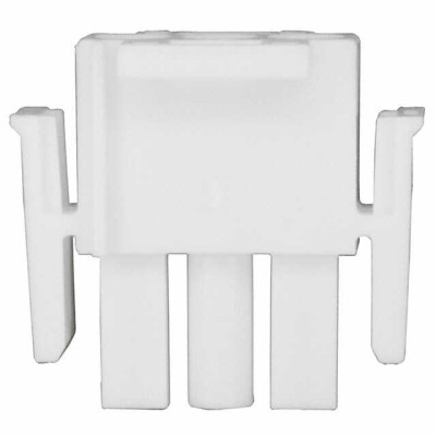 3 Rectangular Connectors - Housings Plug White - 1