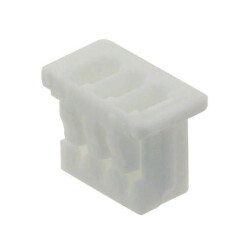 3 Rectangular Connectors - Housings Receptacle Natural 0.049