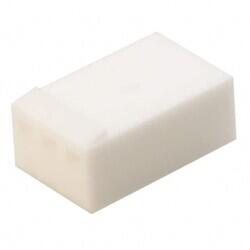 3 Rectangular Connectors - Housings Receptacle White 0.100
