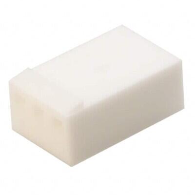 3 Rectangular Connectors - Housings Receptacle White 0.100
