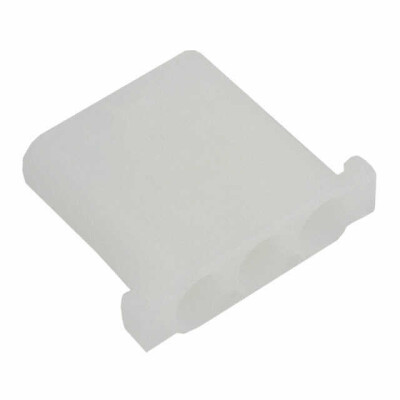 3 Rectangular Connectors - Housings Receptacle Natural 0.390