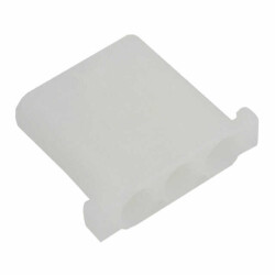 3 Rectangular Connectors - Housings Receptacle Natural 0.390