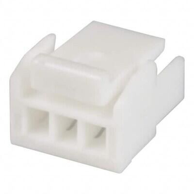 3 Rectangular Connectors - Housings Receptacle Natural 0.049