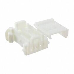 3 Rectangular Connectors - Housings Receptacle White - 1