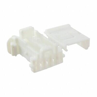 3 Rectangular Connectors - Housings Receptacle White - 1