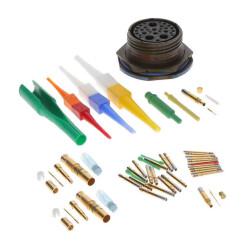 30 (23 + 4 Coax + 3 Twinax) Position Circular Connector Receptacle, Female Sockets Crimp - Amphenol Aerospace Operations