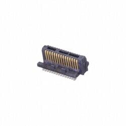 30 Position Connector Header, Center Strip Contacts Surface Mount Gold - 1