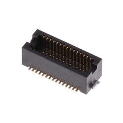 30 Position Connector Header, Outer Shroud Contacts Surface Mount Gold - Hirose Electric Co Ltd