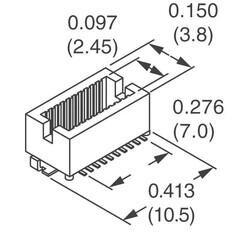 30 Position Connector Header, Outer Shroud Contacts Surface Mount Gold - Hirose Electric Co Ltd (1)