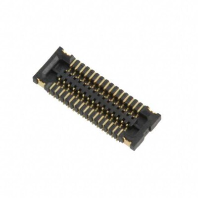 30 Position Connector Receptacle, Center Strip Contacts Surface Mount Gold - 1