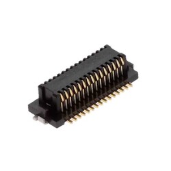 30 Position Connector Receptacle, Center Strip Contacts Surface Mount Gold - Hirose Electric Co Ltd