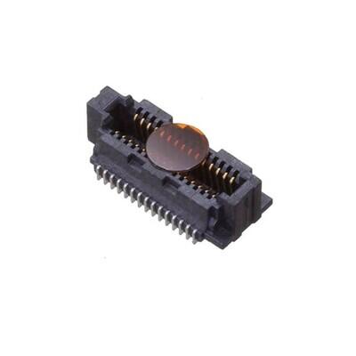 30 Position Connector Socket, Outer Shroud Contacts Surface Mount Gold - 1