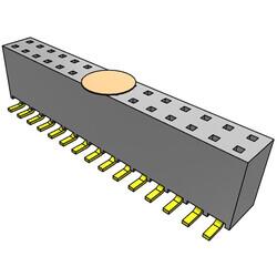 30 Position Receptacle Connector Surface Mount - 1