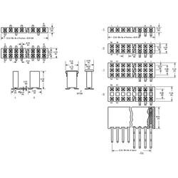 30 Position Receptacle Connector Surface Mount - 3