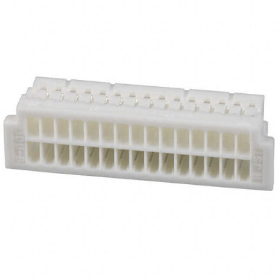 30 Position Rectangular Housing Connector Receptacle Natural 0.039