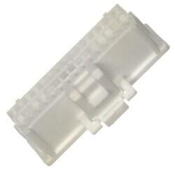 30 Rectangular Connectors - Housings Receptacle White 0.039