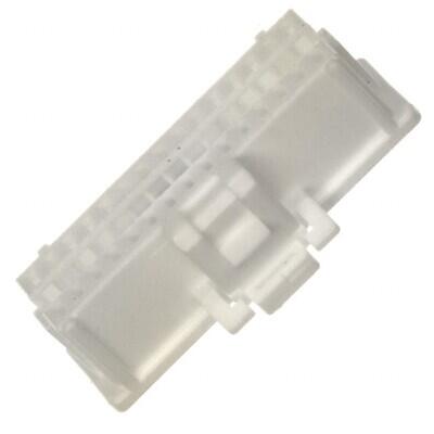30 Rectangular Connectors - Housings Receptacle White 0.039