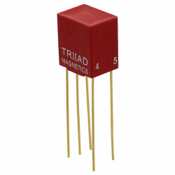 300CT Impedance Primary Ohms 600 Impedance Secondary Ohms 1:1.42 Audio Transformer 300Hz ~ 100kHz Through Hole - Triad Magnetics