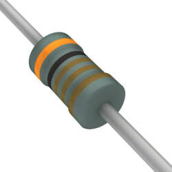 3.01 kOhms ±1% 0.25W, 1/4W Through Hole Resistor Axial Flame Retardant Coating, Safety Metal Film - 1