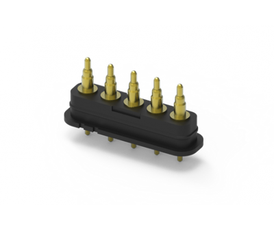 Pogo pin waterproof Type, 5Pin 2.5mm, T/L 6.6mm, w/H 5.4mm - 2
