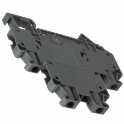 Terminal Block Connector 4 Position Feed Through Gray 12-26 AWG - Phoenix Contact