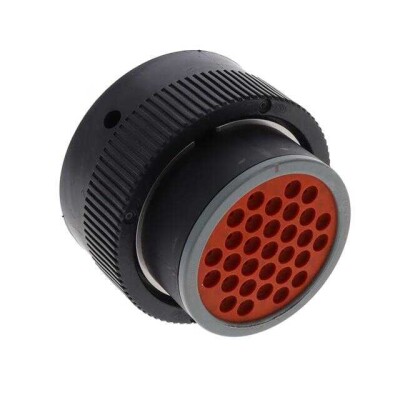 31 Position Circular Connector Plug Housing Free Hanging (In-Line) Coupling Nut - 1