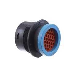 31 Position Circular Connector Receptacle Housing Panel Mount Dust Cap, Ring Adapter - TE Connectivity Deutsch Connectors