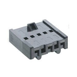 5 Position Rectangular Housing Connector Receptacle Gray 0.098