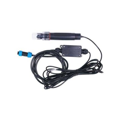 Industrial pH Sensor MODBUS-RTU RS485 & 0-2V Analog Voltage (S-pH-01B), with waterproof aviation connector - 1
