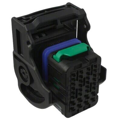 32 Rectangular Connectors - Housings Receptacle Black - 1