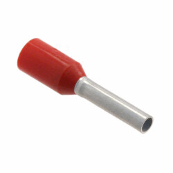 Red Wire Ferrule Connector DIN 18 AWG (1.00mm²) Single Wire - Phoenix Contact