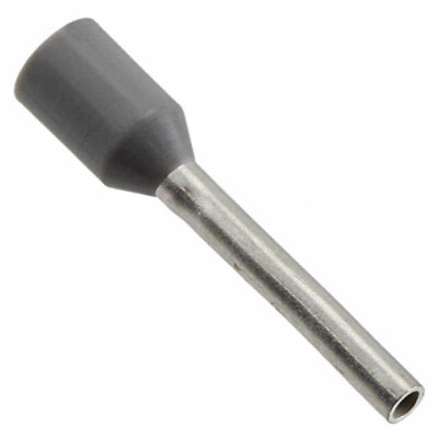 Gray Wire Ferrule Connector 26 AWG (0.14mm²) Single Wire - 1
