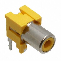 3.20mm ID, 9.00mm OD (RCA) Phono (RCA) Jack Mono Connector Solder - Switchcraft Inc.