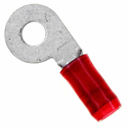 Ring Terminal Connector 6 Stud Circular 16-22 AWG Crimp - TE Connectivity AMP Connectors