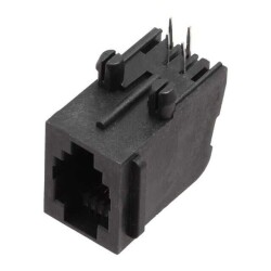 Jack Modular Connector 4p4c (RJ9, RJ10, RJ22) 90° Angle (Right) Unshielded - Encitech Connectors AB