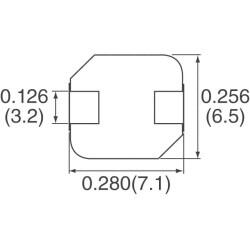 3.3 µH Shielded Drum Core, Wirewound Inductor 6.8 A 29.7mOhm Max Nonstandard - 3