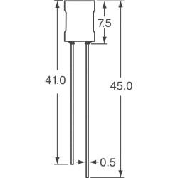 3.3 µH Unshielded Wirewound Inductor 1.5 A 70mOhm Max Radial, Vertical Cylinder - Murata Power Solutions Inc. (1)