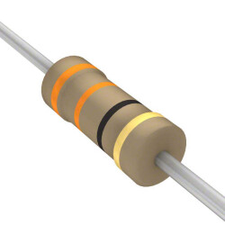 33 Ohms ±5% 0.25W, 1/4W Through Hole Resistor Axial Flame Retardant Coating, Safety Carbon Film - Stackpole Electronics Inc