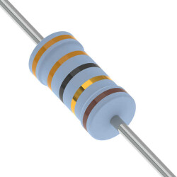 33 Ohms ±1% 0.5W, 1/2W Through Hole Resistor Axial Metal Film - YAGEO