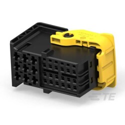 33 Position Rectangular Housing Connector Receptacle Black - TE Connectivity Deutsch Connectors