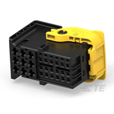 33 Position Rectangular Housing Connector Receptacle Black - 1