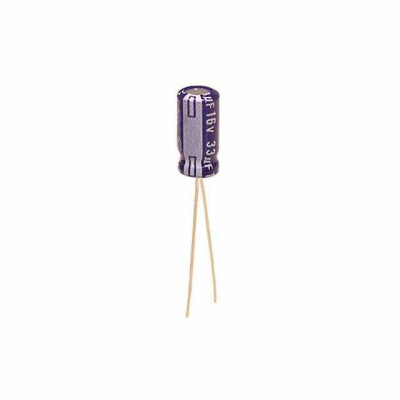33 µF 16 V Aluminum Electrolytic Capacitors Radial, Can 2000 Hrs @ 85°C - 2