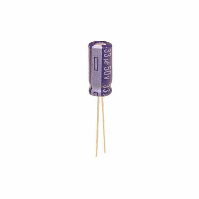 33 µF 50 V Aluminum Electrolytic Capacitors Radial, Can 2000 Hrs @ 85°C - 2