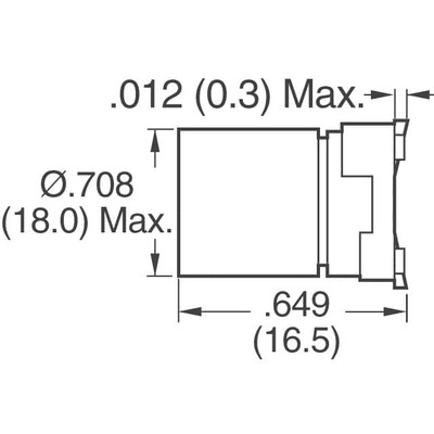 330 µF 100 V Aluminum Electrolytic Capacitors Radial, Can - SMD - 5000 Hrs @ 105°C - 2