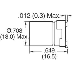 330 µF 100 V Alüminyum Elektrolitik Kapasitör / Kondansatör Radyal, Can - SMD - 5000 Saat @ 105°C - 2